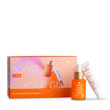 Набор для сияющей кожи C-Vit 5 Sesderma (C-VIT 5 сыворотка + флюид) 40007728 фото