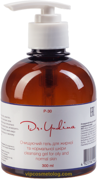 Очищающий гель для жирной и нормальной кожи Dr. Yudina P30 фото