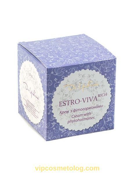 Нічний живильний крем з фітогормонами &laquo;ESTRO-VIVA&raquo; rich Dr. Yudina V16 фото